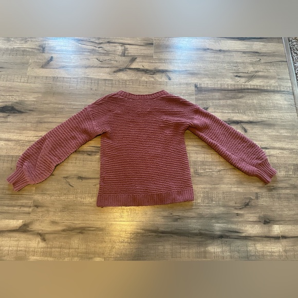 Abercrombie & Fitch Dusty Rose Knit Sweater Women’s Medium Cozy Fall Top - Picture 2 of 4